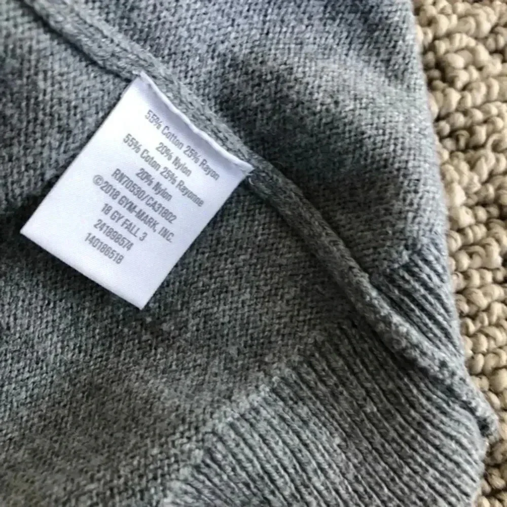Gymboree boys sweater gray sz 12-18 mnths …